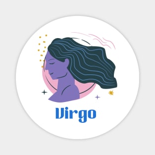 Zodiac Sign Virgo Magnet